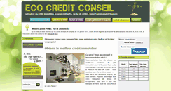 Desktop Screenshot of ecocreditconseil.fr