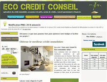 Tablet Screenshot of ecocreditconseil.fr